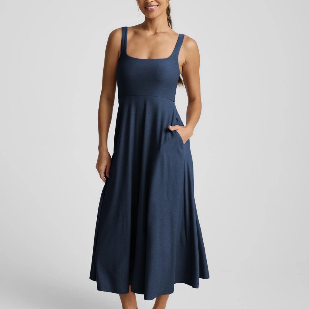 Teal Sleeveless Dress - Picture 10 of 10